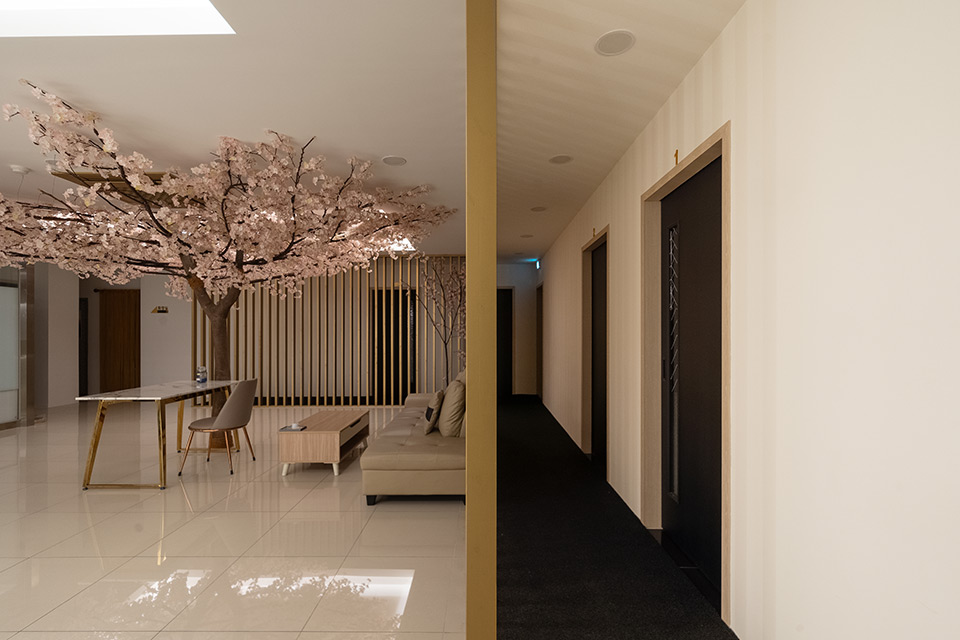 주변 태국마사지 추천 매장 비비타이밸런스의 전체적인 인테리어 모습