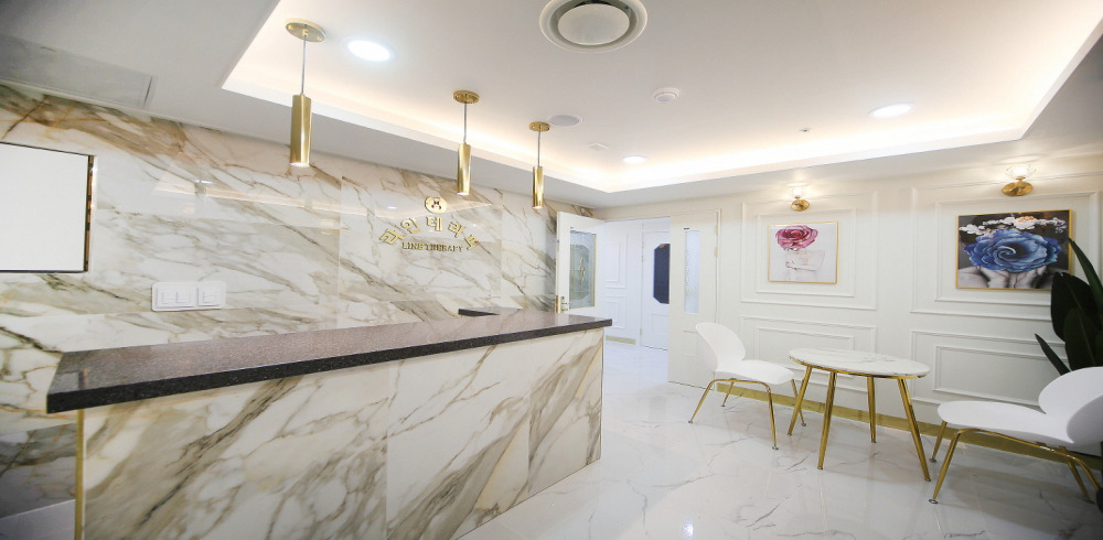 라인테라피 - 길동 강동역,둔촌동역,길동역,굽은다리역,중앙보훈병원역 인근 스웨디시 전문 마사지 매장 전경