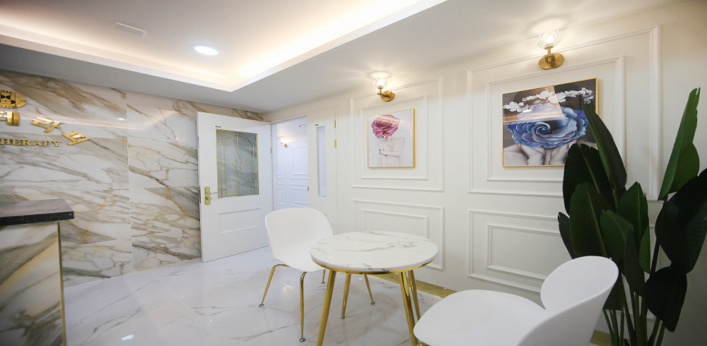 길동 스웨디시 전문 라인테라피의 아늑하고 프라이빗한 분위기