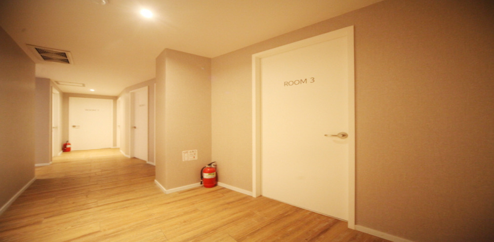 평촌역 주변 태국마사지 추천 매장 골든테라피의 전체적인 인테리어 모습