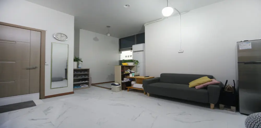 서현동 한국마사지 전문 힐링약손마사지의 깔끔하고 정돈된 내부 전경