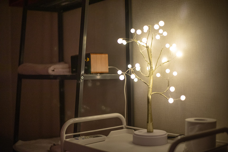 정자동 한국관리사, 중국관리사 마사지샵 엔젤스웨디시의 쾌적한 관리실 내부 모습