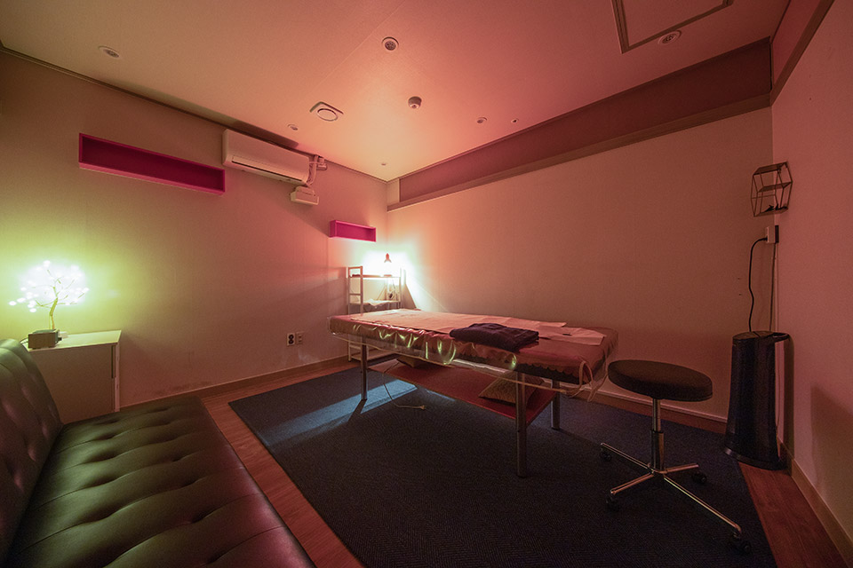 정자역 주변 스웨디시 추천 매장 엔젤스웨디시의 전체적인 인테리어 모습