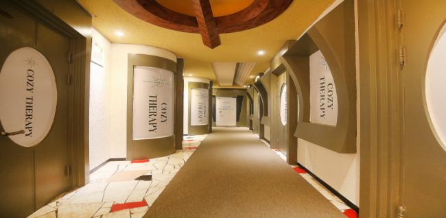 스웨디시 서비스가 제공되는 중동 코지테라피 매장 내부 사진