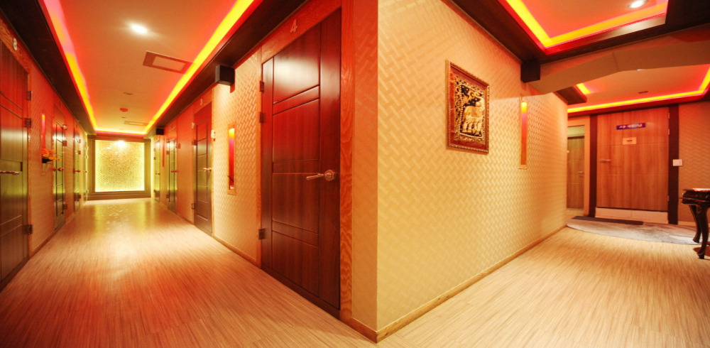 태국마사지 서비스가 제공되는 부평동 힐링타이테라피 매장 내부 사진