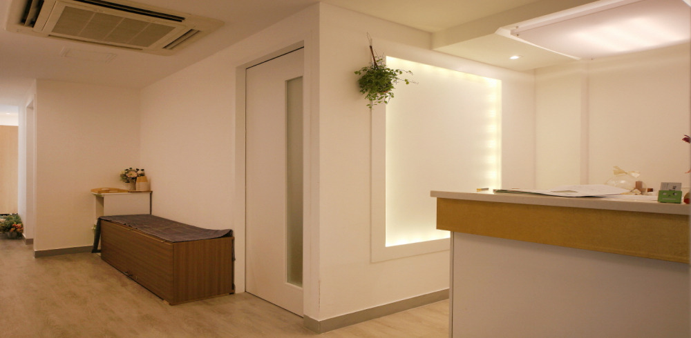 에스테틱 서비스가 제공되는 대치동 선에스테틱 매장 내부 사진