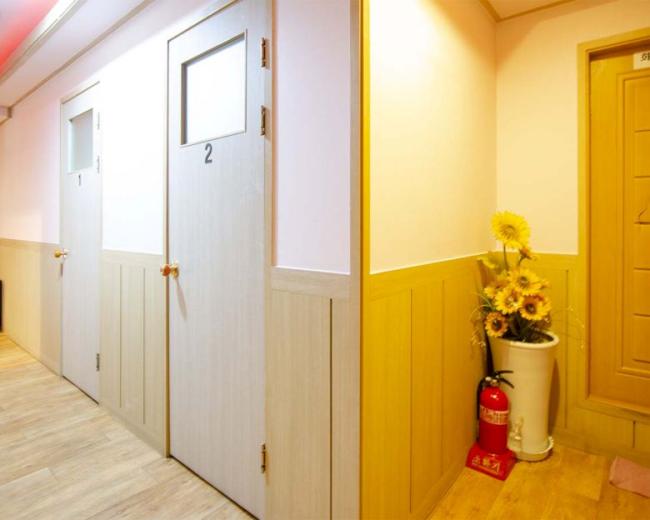 광희동1가 한국관리사 마사지샵 힐링마사지의 쾌적한 관리실 내부 모습