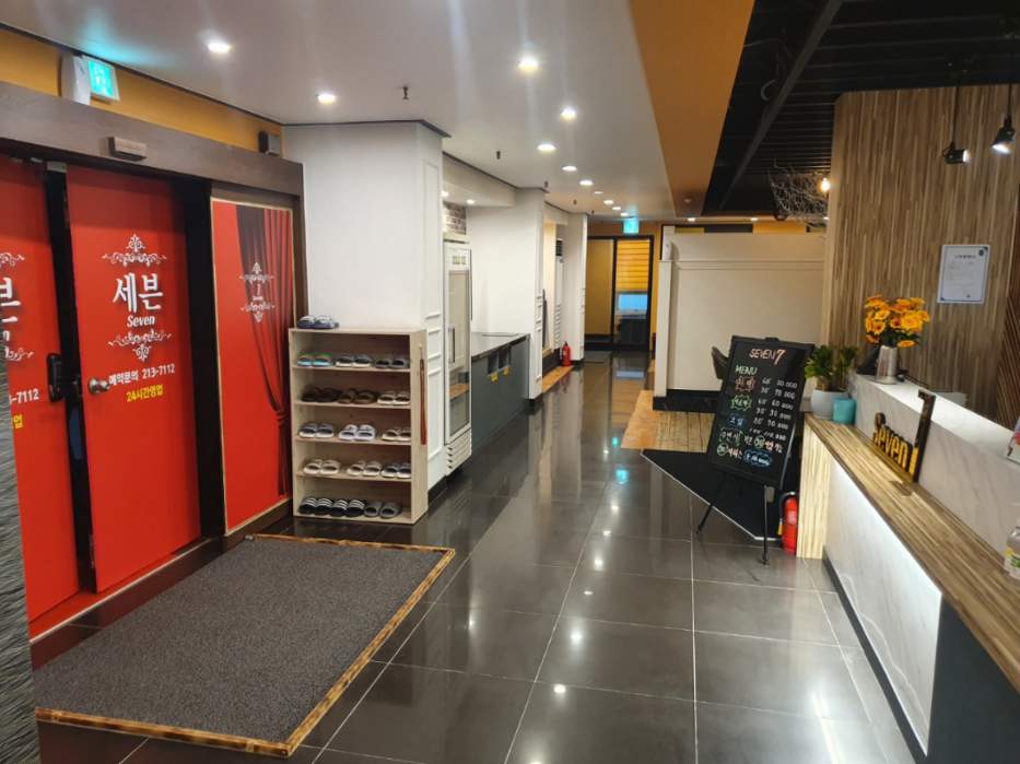 양청리 인근 태국관리사 마사지 전문 세븐마사지의 아늑한 내부 시설 안내