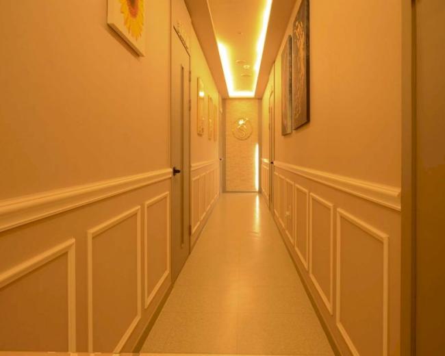 강서동 한국관리사 마사지샵 SS더블에스테라피의 쾌적한 관리실 내부 모습