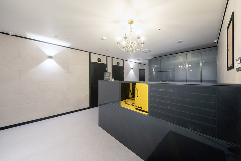 영통동 한국관리사 마사지샵 뷰테라피의 쾌적한 관리실 내부 모습