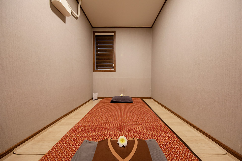 오산동 태국관리사 마사지샵 동탄역88타이의 쾌적한 관리실 내부 모습