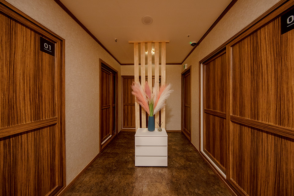 오산동 태국관리사 마사지샵 동탄역88타이의 쾌적한 관리실 내부 모습