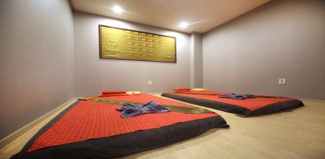 온양온천역 인근 태국관리사 마사지 전문 킹타이테라피의 아늑한 내부 시설 안내