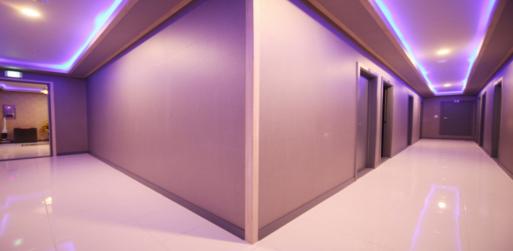 평리 태국관리사 마사지샵 블루아로마의 쾌적한 관리실 내부 모습