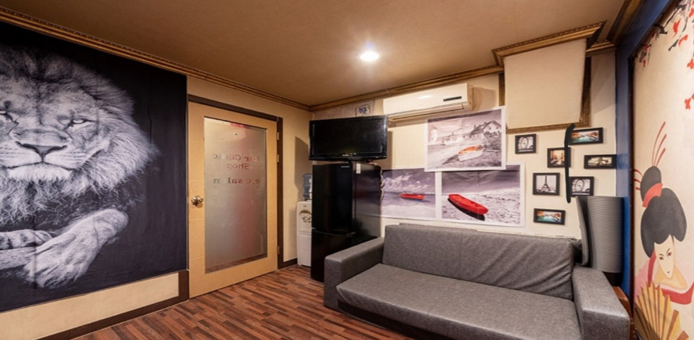 의정부동 태국마사지 전문 동경테라피의 깔끔하고 정돈된 내부 전경