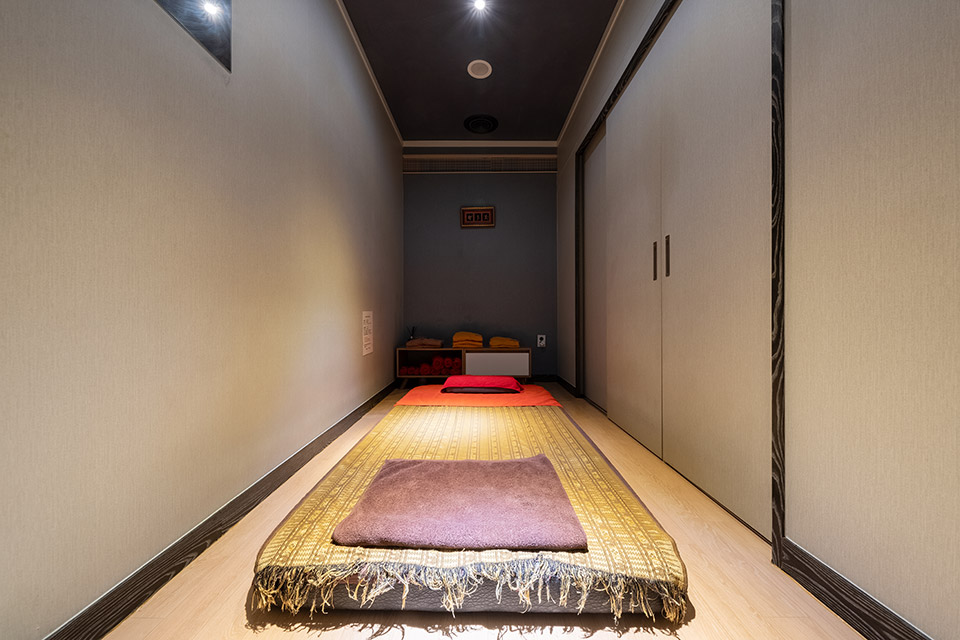 수서동 스웨디시 전문 좋은테라피의 깔끔하고 정돈된 내부 전경