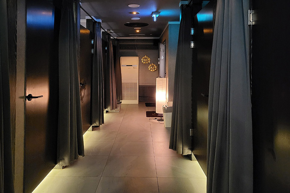 수서역 주변 스웨디시 추천 매장 좋은테라피의 전체적인 인테리어 모습