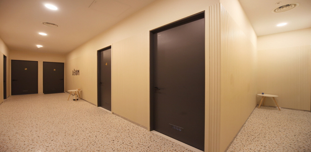 스웨디시 서비스가 제공되는 상암동 레옹스웨디시 매장 내부 사진