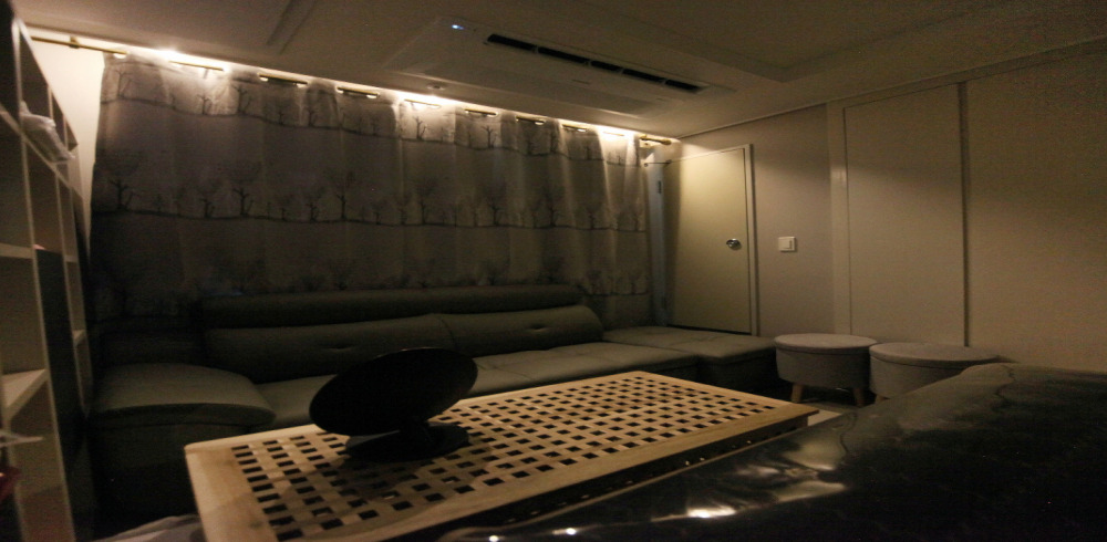 교문동 한국관리사 마사지샵 더바디의 쾌적한 관리실 내부 모습