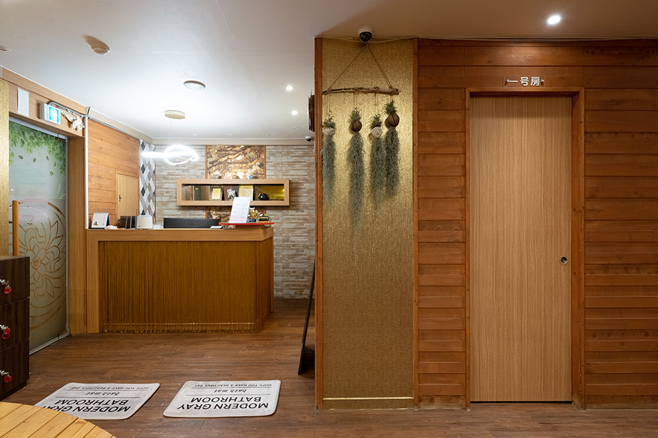 태국마사지 서비스가 제공되는 개포동 양재휴힐링 매장 내부 사진