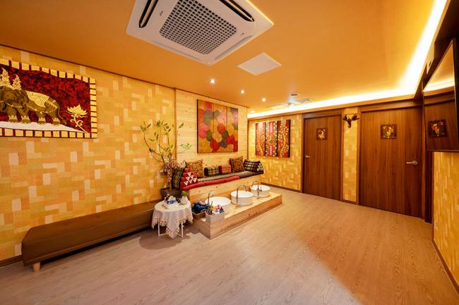 망우역,양원역 인근 마사지 잘하는 곳 몬트라란나 청결하게 관리된 내부 시설