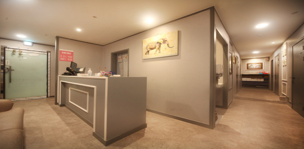 태국마사지 서비스가 제공되는 영화동 아로마&스웨디시 매장 내부 사진