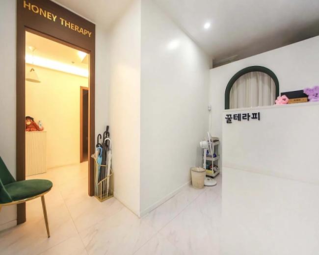 꿀테라피 - 이충동 서정리역 인근 한국마사지 전문 마사지 매장 전경