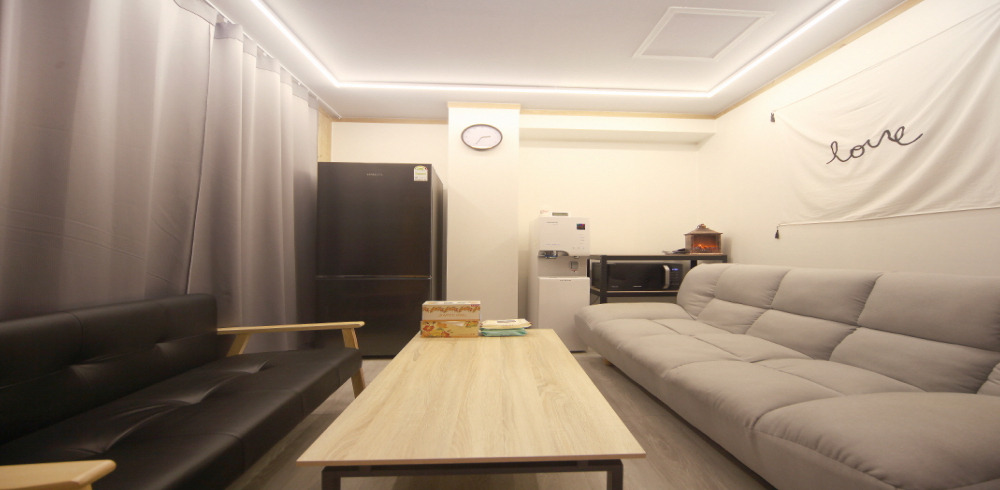 안양동 태국마사지 전문 연화스웨디시의 깔끔하고 정돈된 내부 전경