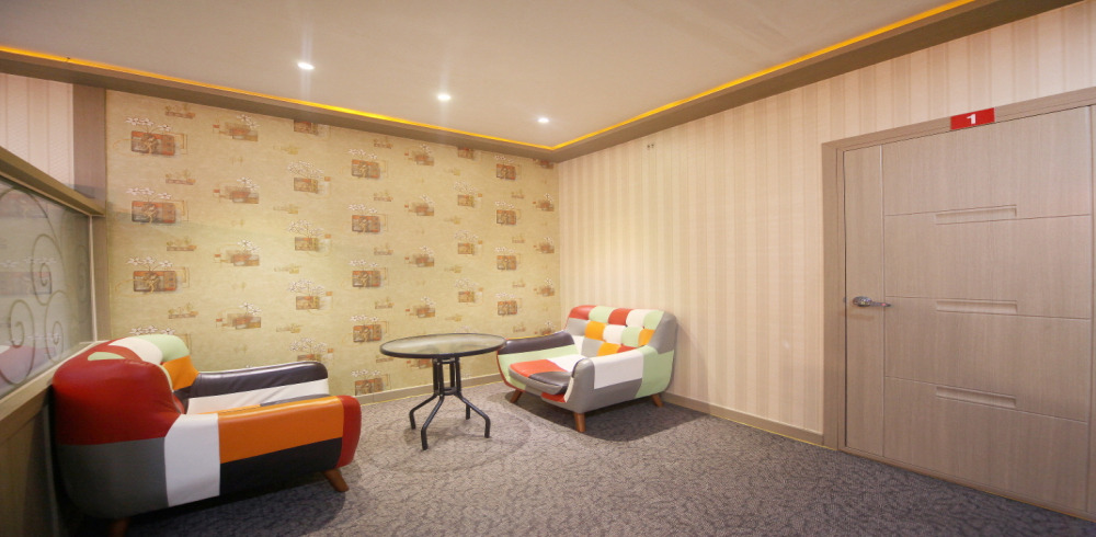 상모동 한국관리사 마사지샵 문아로마의 쾌적한 관리실 내부 모습