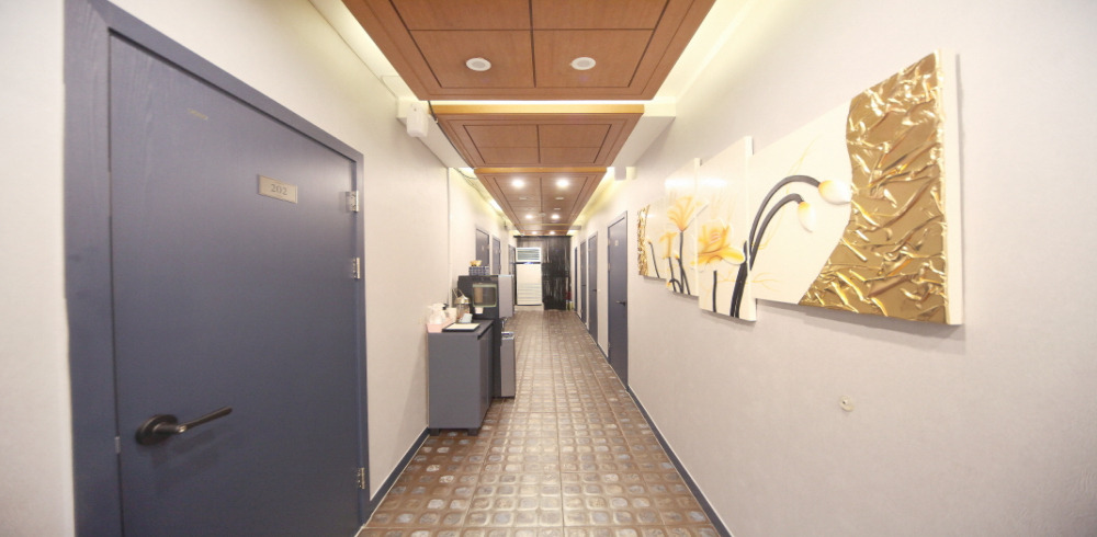 구리역 주변 태국마사지 추천 매장 쿨타이의 전체적인 인테리어 모습