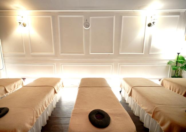 색달동 인근 한국관리사 마사지 전문 발편한세상의 아늑한 내부 시설 안내