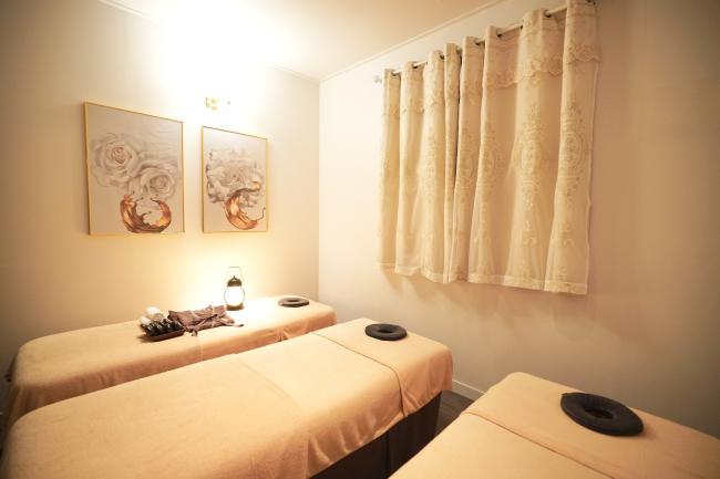 한국마사지 관리 전문 마사지 매장 발편한세상 내부 공간