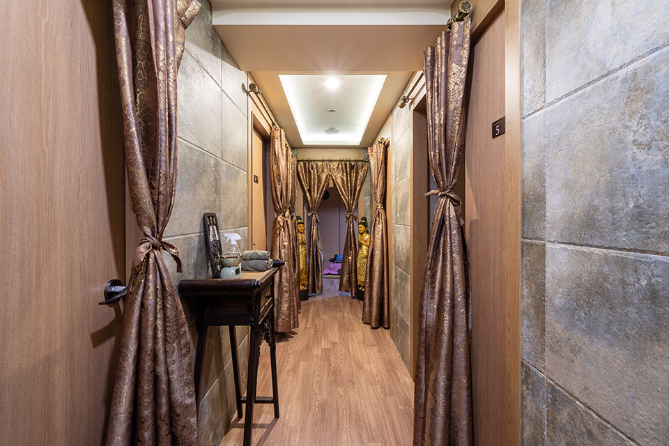 온천동 태국마사지 전문 센타이의 아늑하고 프라이빗한 분위기