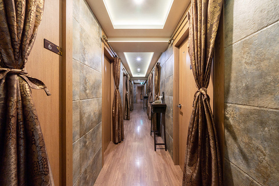 온천동 태국마사지 전문 센타이의 아늑하고 프라이빗한 분위기