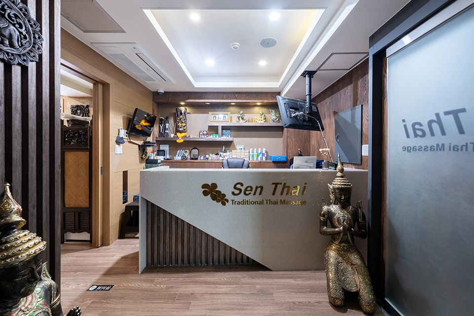 명륜역,온천장역 주변 태국마사지 추천 매장 센타이의 전체적인 인테리어 모습