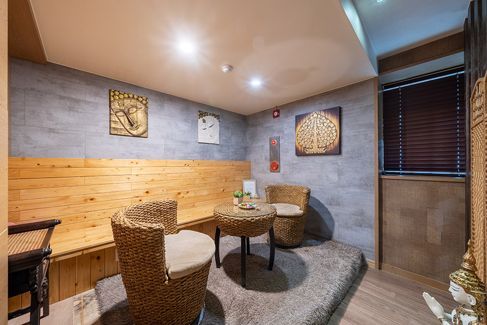 명륜역,온천장역 인근 태국관리사 마사지 전문 센타이의 아늑한 내부 시설 안내