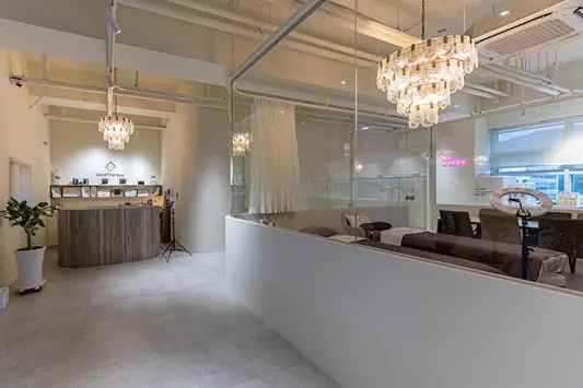 장유동 인근 한국관리사 마사지 전문 골드테라피의 아늑한 내부 시설 안내