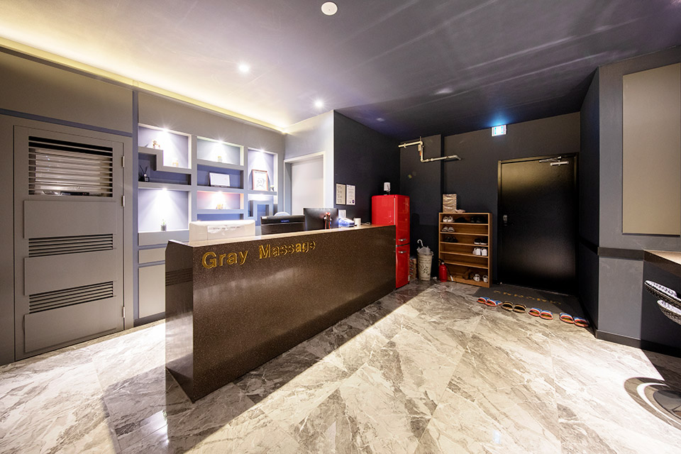 구암동 태국관리사 마사지샵 그레이테라피의 쾌적한 관리실 내부 모습