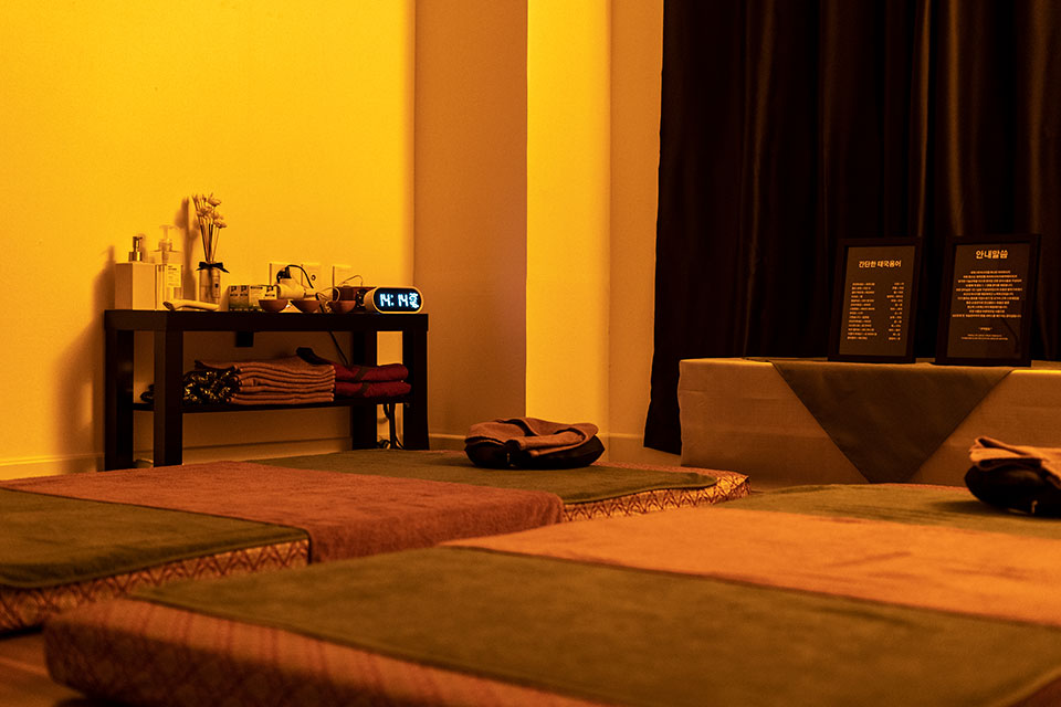 대청동 태국마사지 전문 시티타이의 아늑하고 프라이빗한 분위기