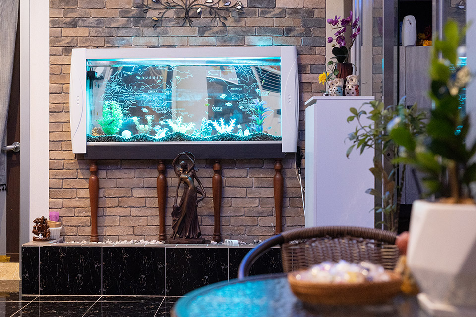 파라다이스시티역,운서역 주변 태국마사지 추천 매장 힐아로마의 전체적인 인테리어 모습