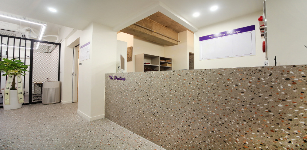 중국마사지 서비스가 제공되는 방이동 더힐링정통관리 매장 내부 사진