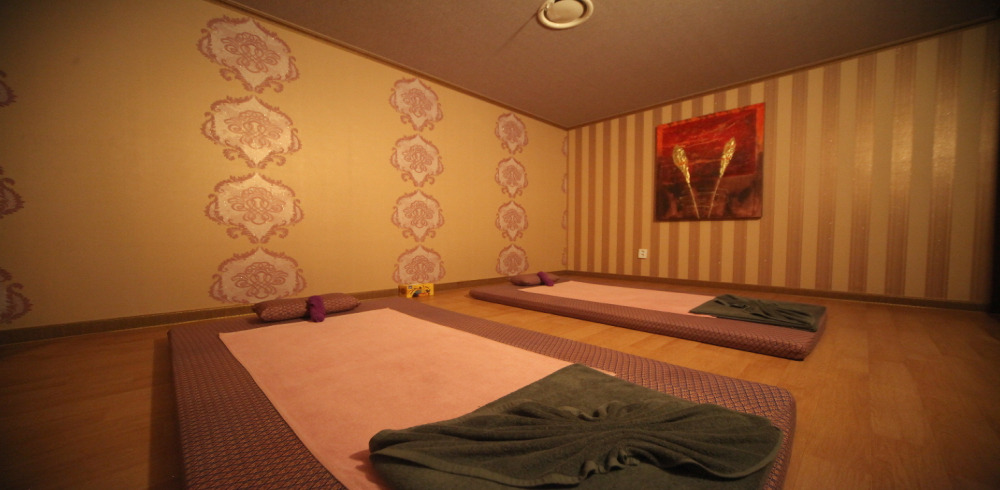 갈월동 태국관리사 마사지샵 휴테라피의 쾌적한 관리실 내부 모습