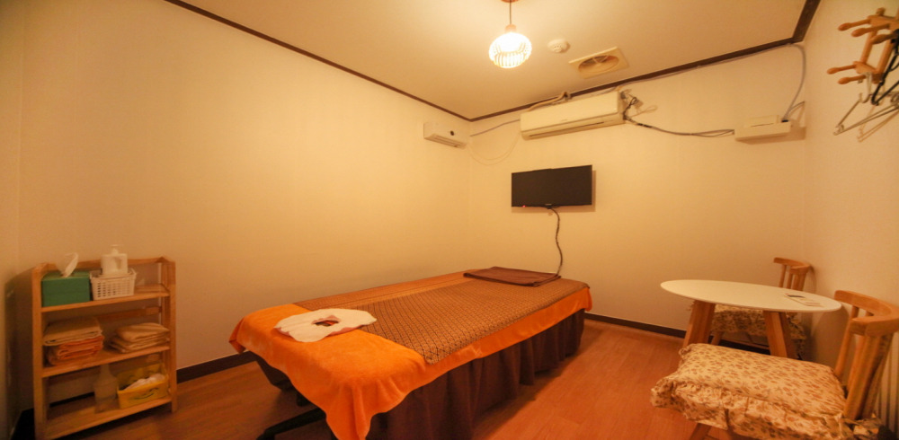 달동 인근 한국관리사 마사지 전문 글로리아로마의 아늑한 내부 시설 안내