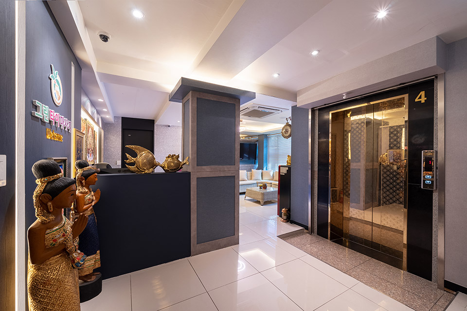 신대방역,신풍역,보라매공원역,구로디지털단지역 인근 태국관리사 마사지 전문 그린타이퍼스티지의 아늑한 내부 시설 안내