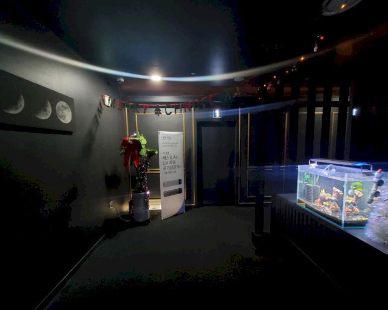 고잔동 한국관리사 마사지샵 퀸테라피의 쾌적한 관리실 내부 모습