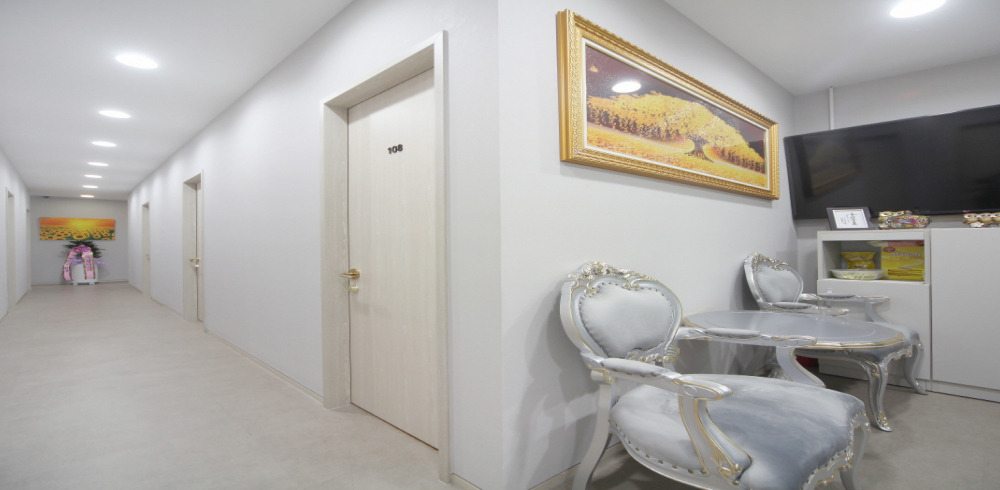 한국마사지 서비스가 제공되는 영등포동3가 진스웨디시 매장 내부 사진