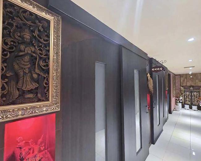 상남동 태국마사지 전문 타이전통황실마사지의 아늑하고 프라이빗한 분위기