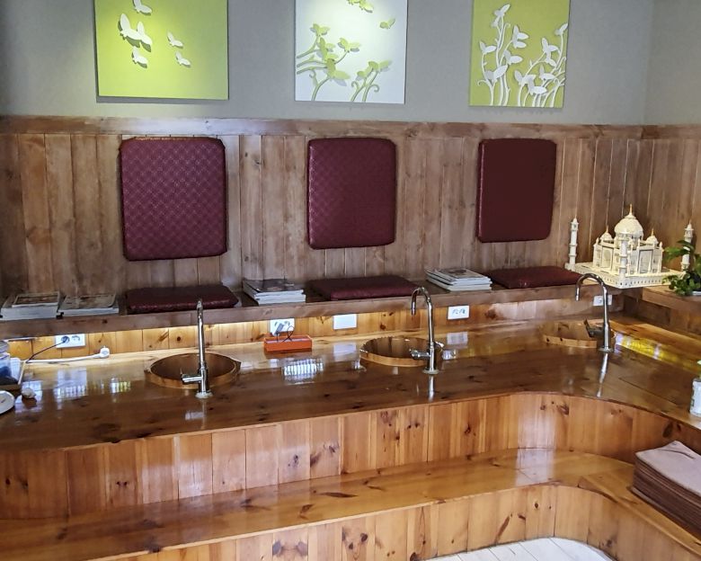 중국마사지 서비스가 제공되는 구서동 마스터풋바디 매장 내부 사진