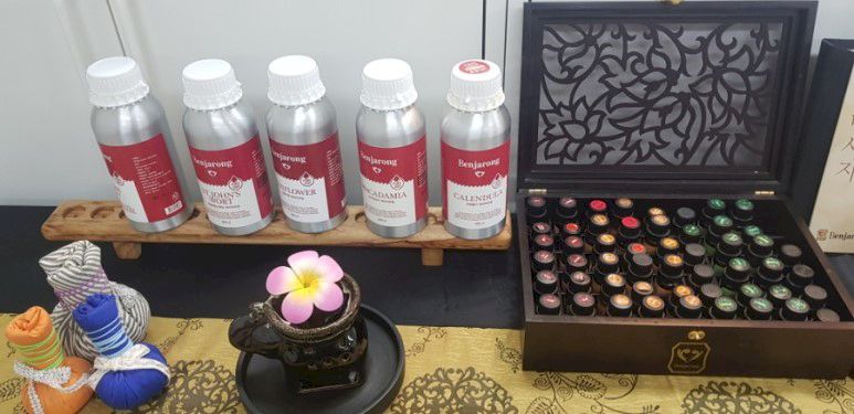 신음동 한국관리사 마사지샵 벤자롱스파(김천)의 쾌적한 관리실 내부 모습