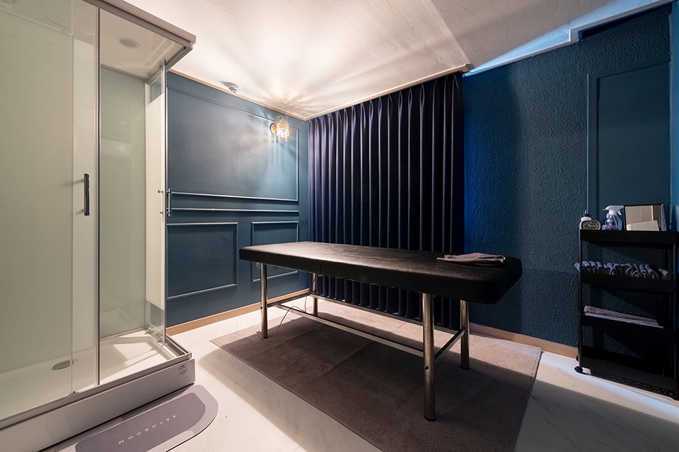 가락동 스웨디시 전문 벨라스웨디시의 깔끔하고 정돈된 내부 전경